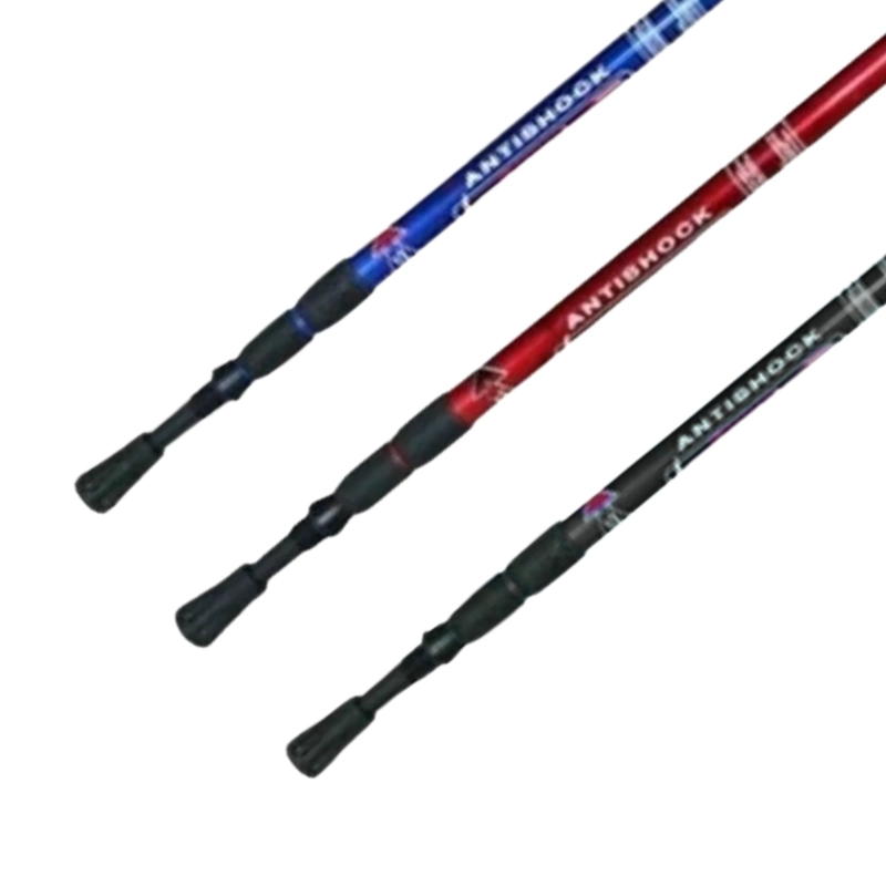 PACK 4 BASTONES TREKKING IMPORTCLICK ACERO ANTISHOCK PLEGABLE MONTAÑA - 3