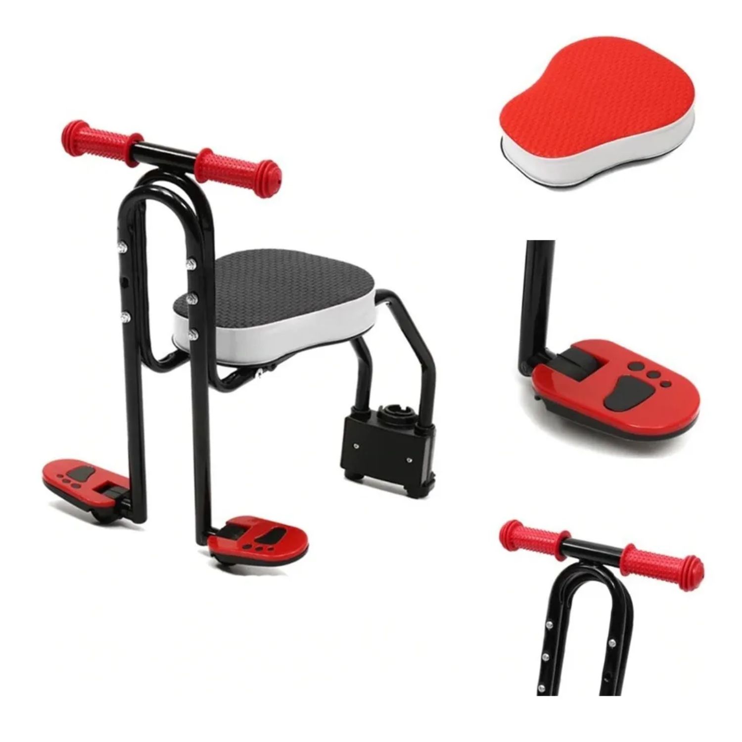 SILLA SOPORTE IMPORTCLICK DEP.71 ARO 10 ASIENTO DELANTERO DE BICICLETA PARA NIÑOS BEBÉ - 4