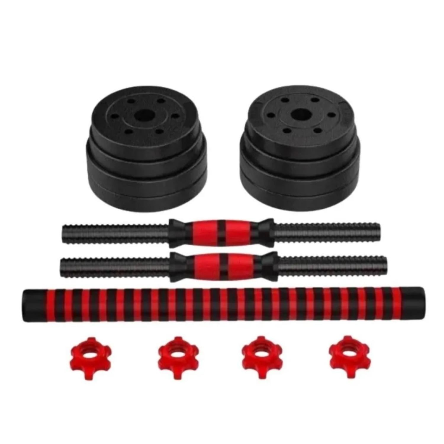 SET MANCUERNAS IMPORTCLICK 3 KG PESAS 15 FITNESS AJUSTABLES - 4
