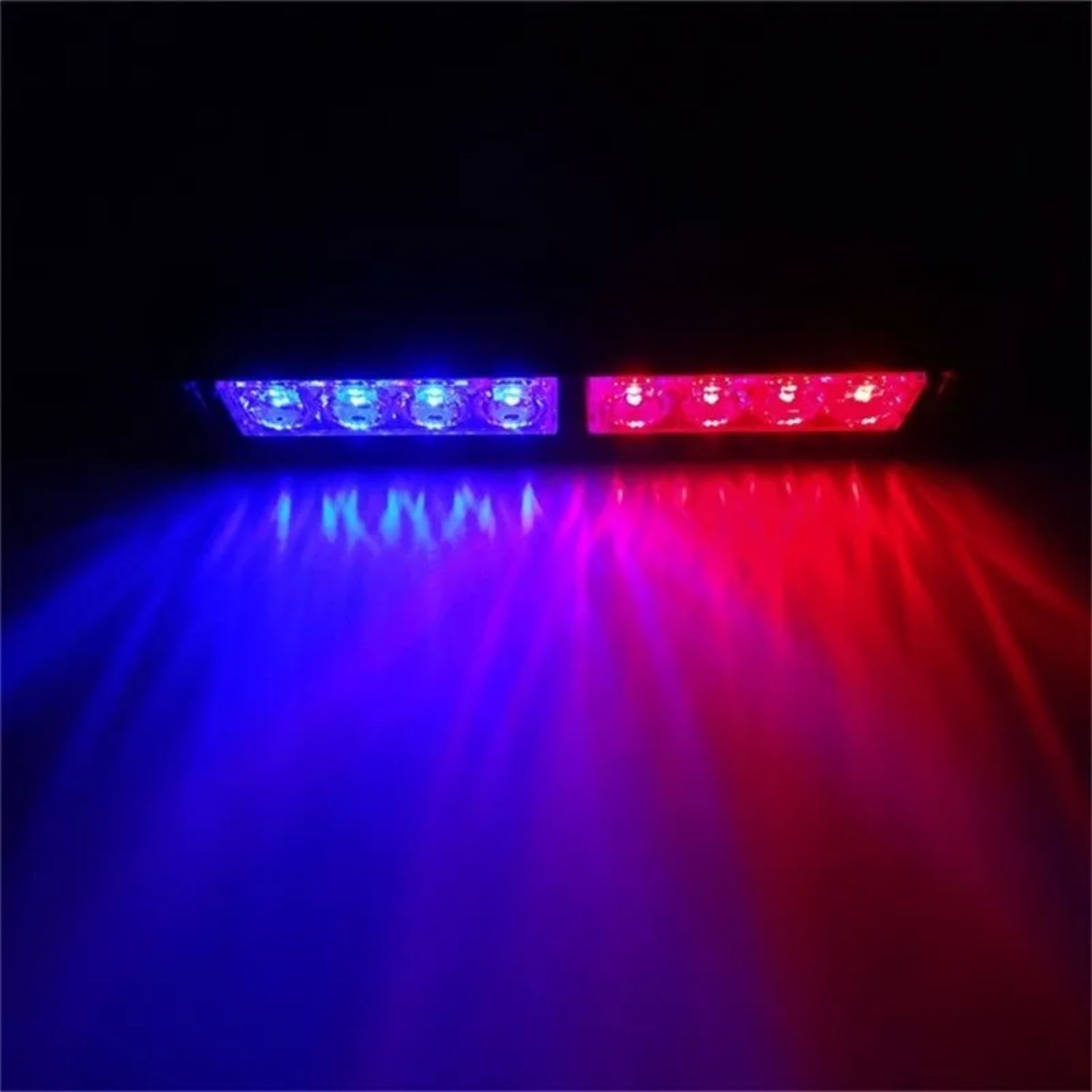 BALIZA PARABRISA LUZ ESTROBOSCÓPICA LED AZUL ROJO 12 V - 5