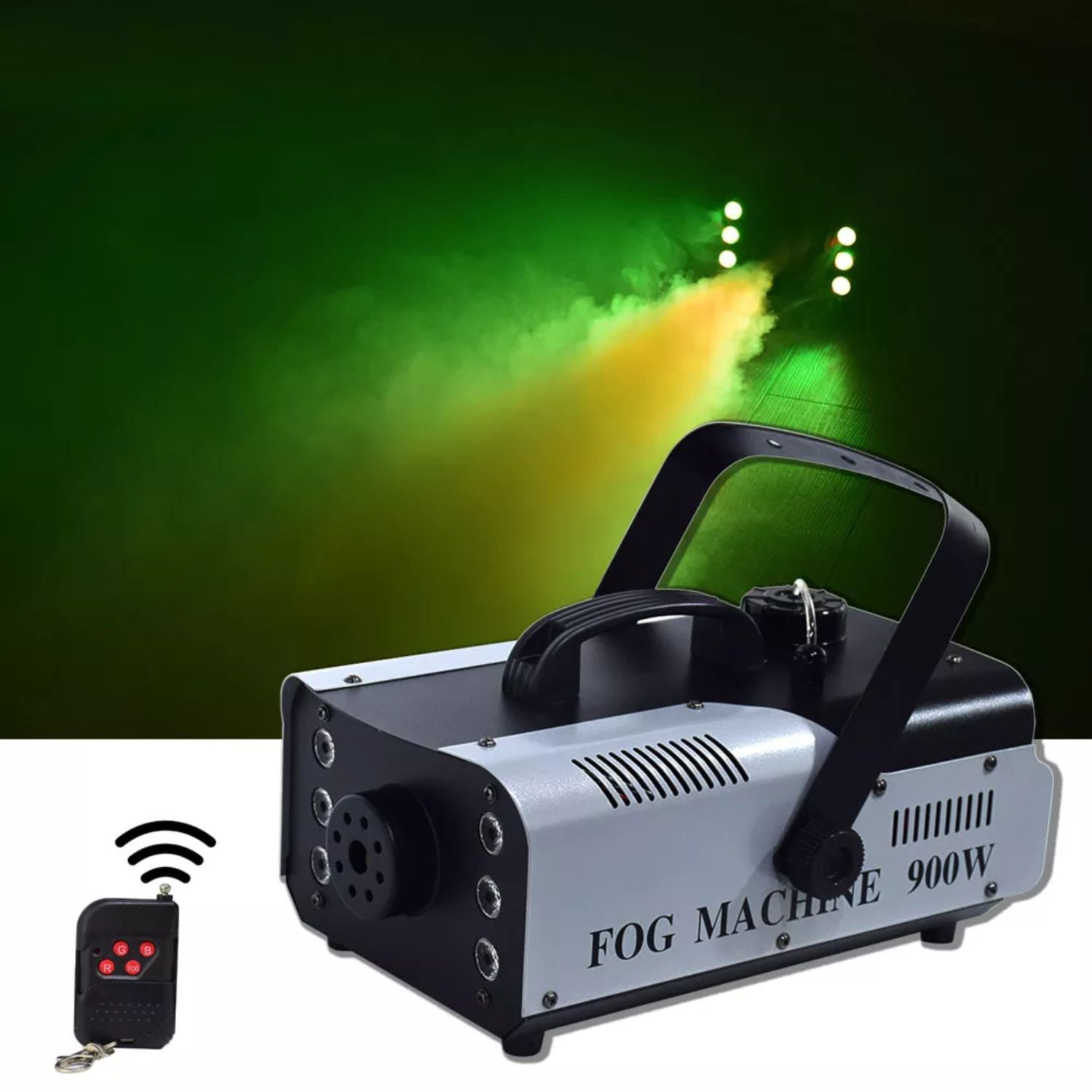 MAQUINA HUMO CONTROL REMOTO DMX HUMO EFECTO NIEBLA 900 WATT - 5