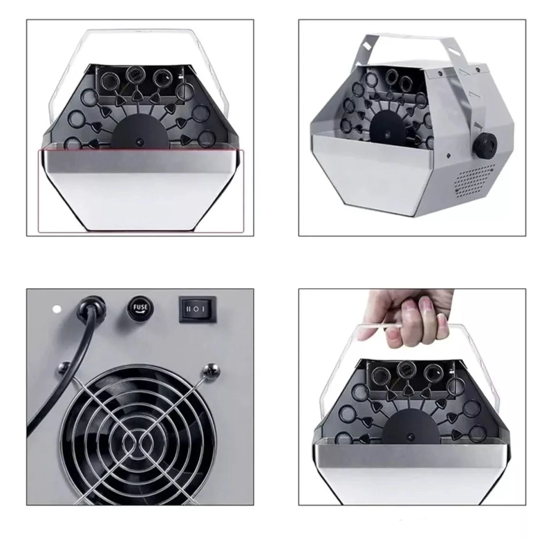 MAQUINA DE BURBUJAS METAL ELE CTRICA FIESTAS - 3