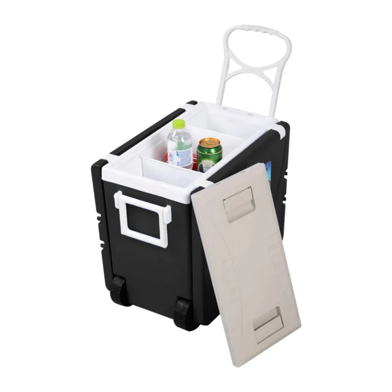 MESA IMPORTCLICK COOLER 28 LT CAMPING SILLAS 2 EN 1 NEGRO AIR.30 - 2