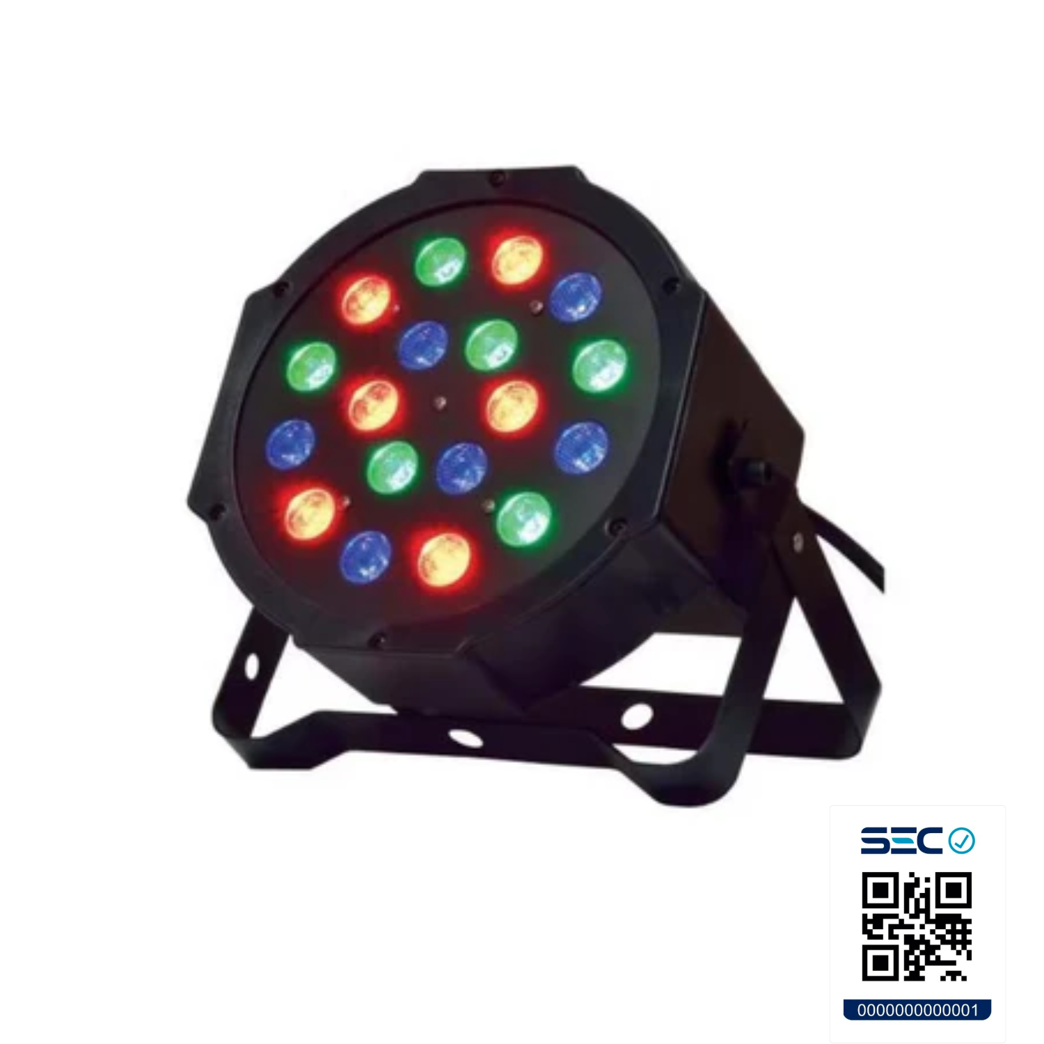 FOCO LUCES PAR 18 LED RGB DMX FIESTA LUCES - 5