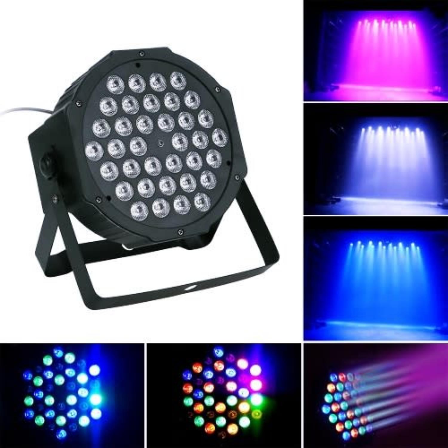 FOCO LUCES PAR 18 LED RGB DMX FIESTA LUCES - 6