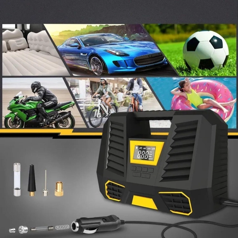 COMPRESOR AIRE IMPORTCLICK AUTO DIGITAL LINTERNA 12 V - 5