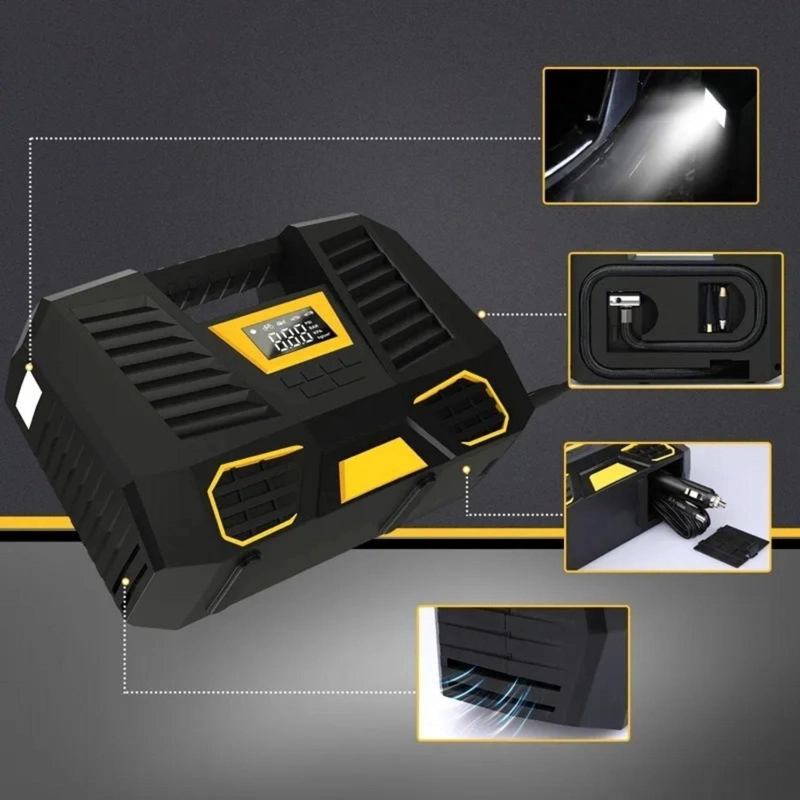 COMPRESOR AIRE IMPORTCLICK AUTO DIGITAL LINTERNA 12 V - 6