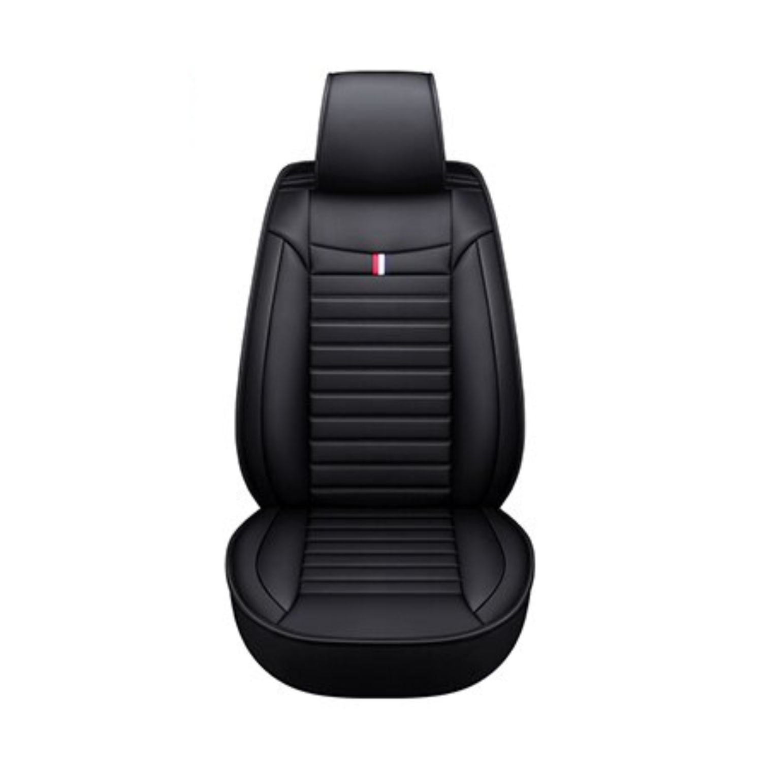 FUNDA IMPORTCLICK ASIENTO AUTO DELUXE ECO CUERO MILÁN NEGRO - 1