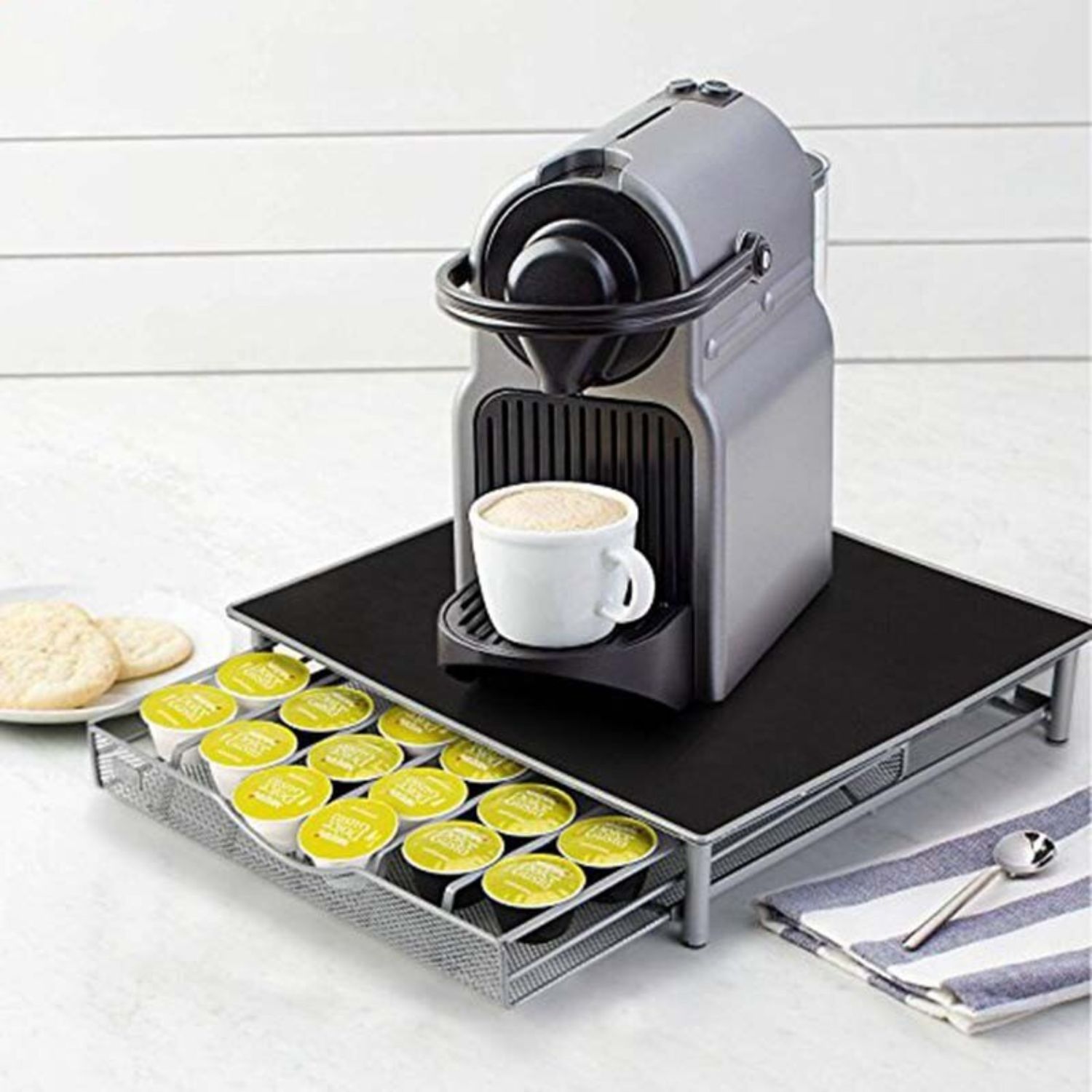 ORGANIZADOR DISPENSADOR CÁPSULAS CAFÉ 39X35X7,5 CM - 8