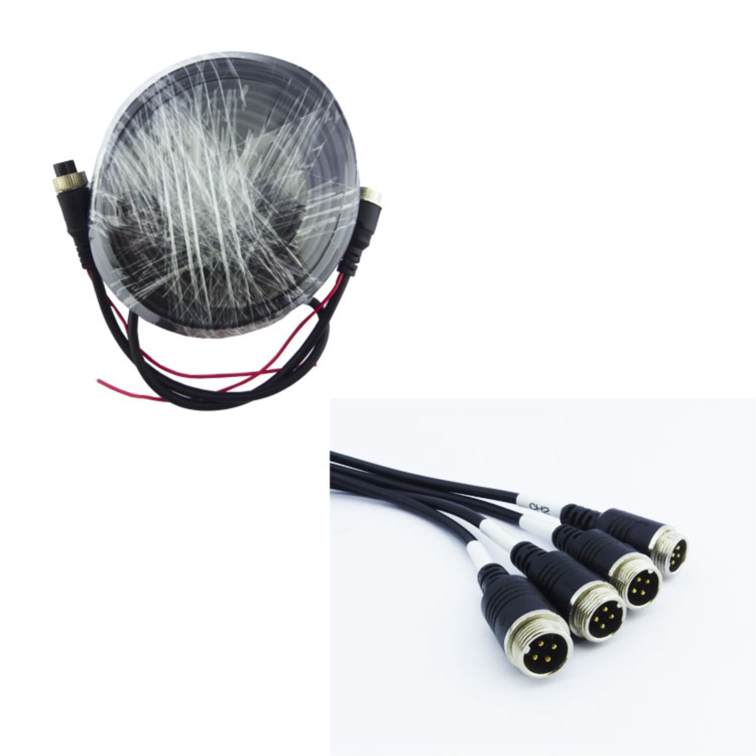 KIT 4 CÁMARAS SEGURIDAD CAMIÓN DVR 7 HD - 3
