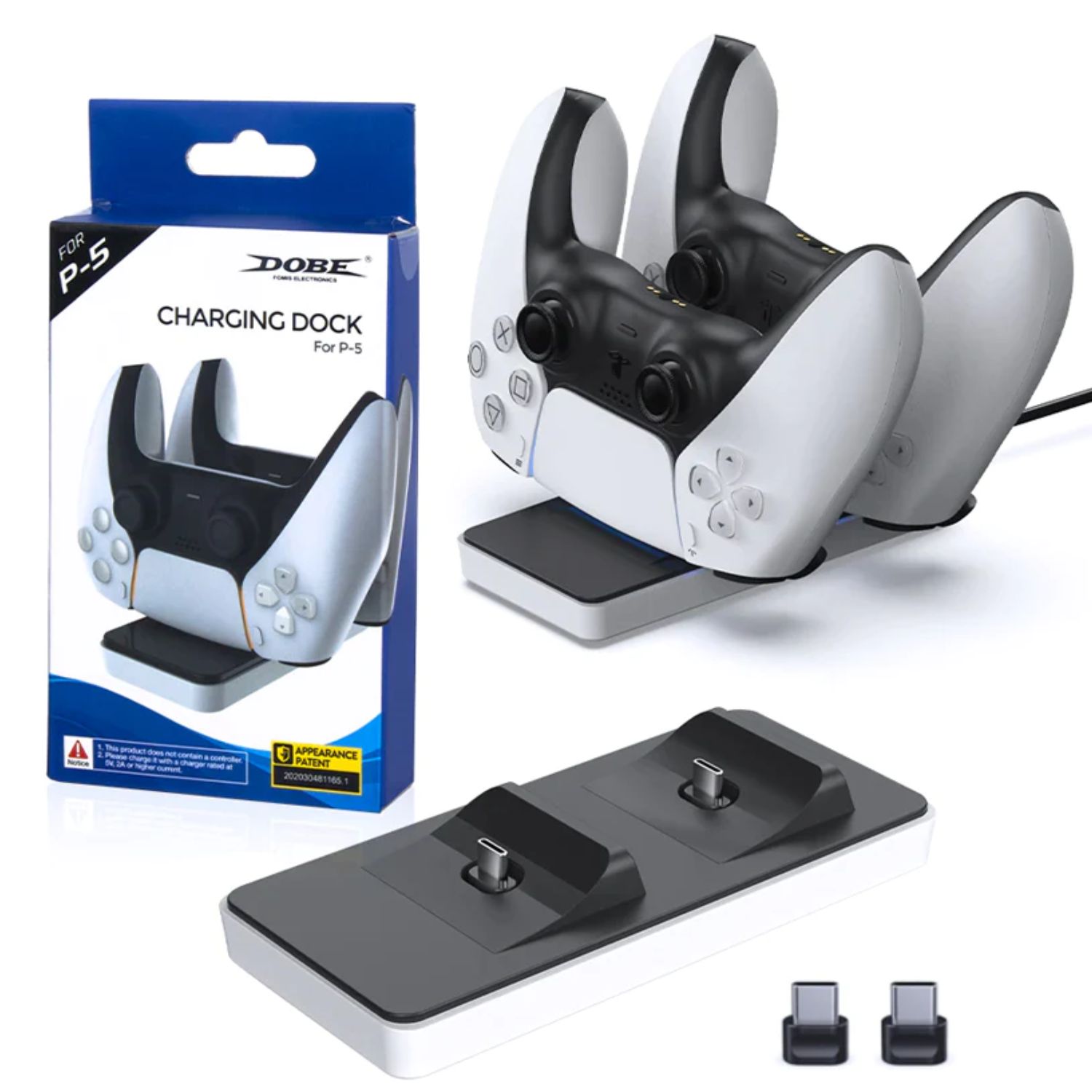 BASE DOBLE CARGA UNIVERSAL TEC.142 IMPORTCLICK JOYSTICK PS5 33X18X9 CM - 6