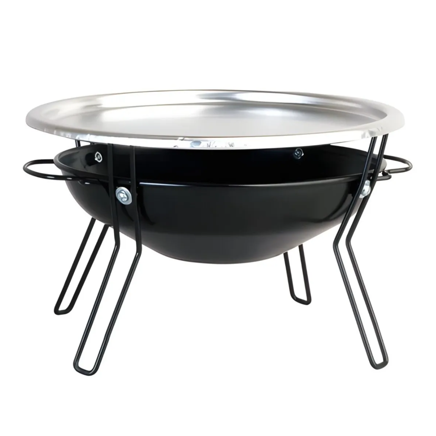 PARRILLA BRASERO MESA ACERO INOXIDABLE 30 CM - 1