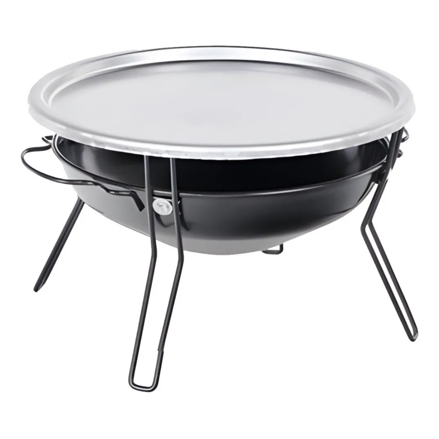 PARRILLA BRASERO MESA ACERO INOXIDABLE 30 CM - 2