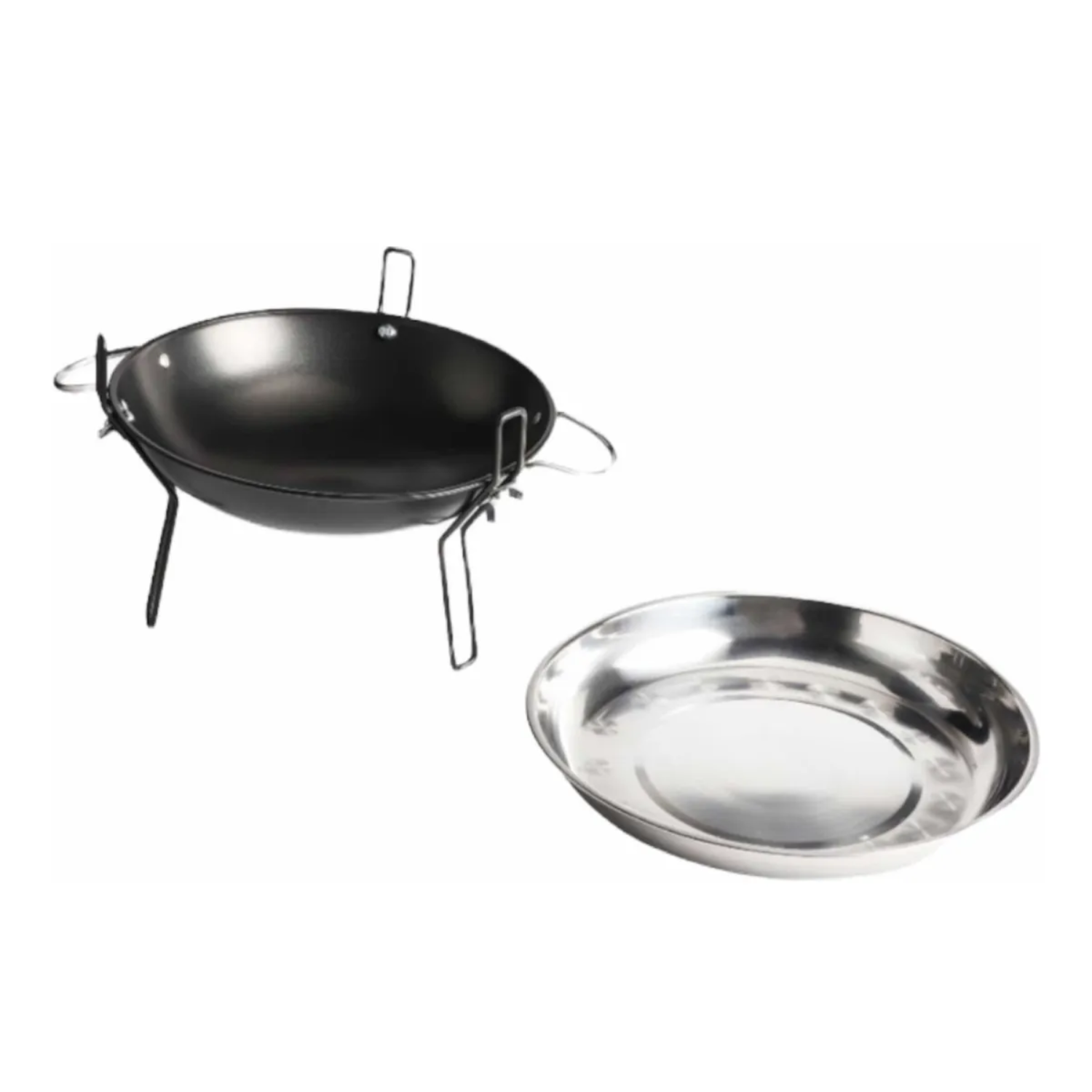 PARRILLA BRASERO MESA ACERO INOXIDABLE 30 CM - 4