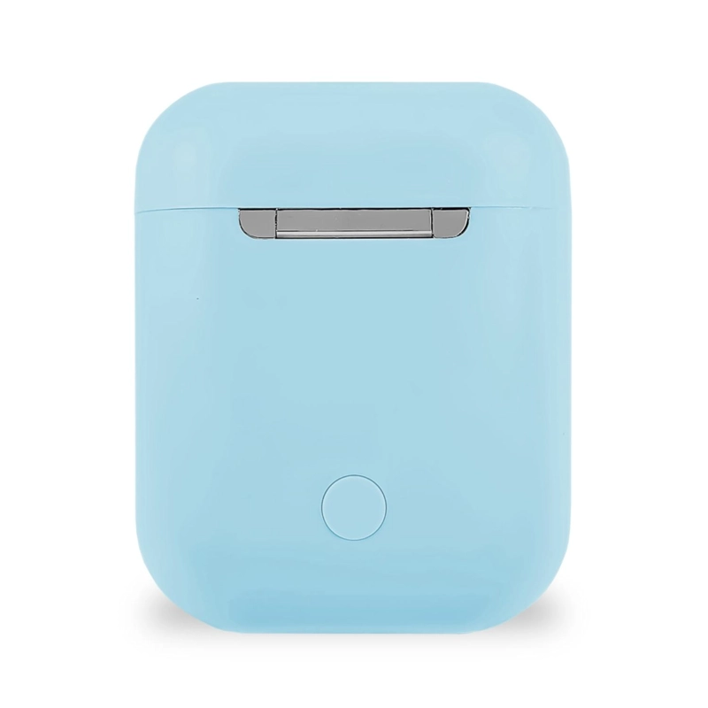 AUDÍFONOS INALÁMBRICOS BLUETOOTH TÁCTIL I12 TWS CELESTE - 6