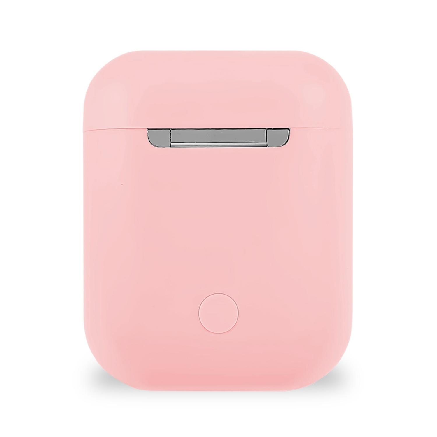 AUDÍFONOS INALÁMBRICOS BLUETOOTH TÁCTIL I12 TWS ROSADO - 6