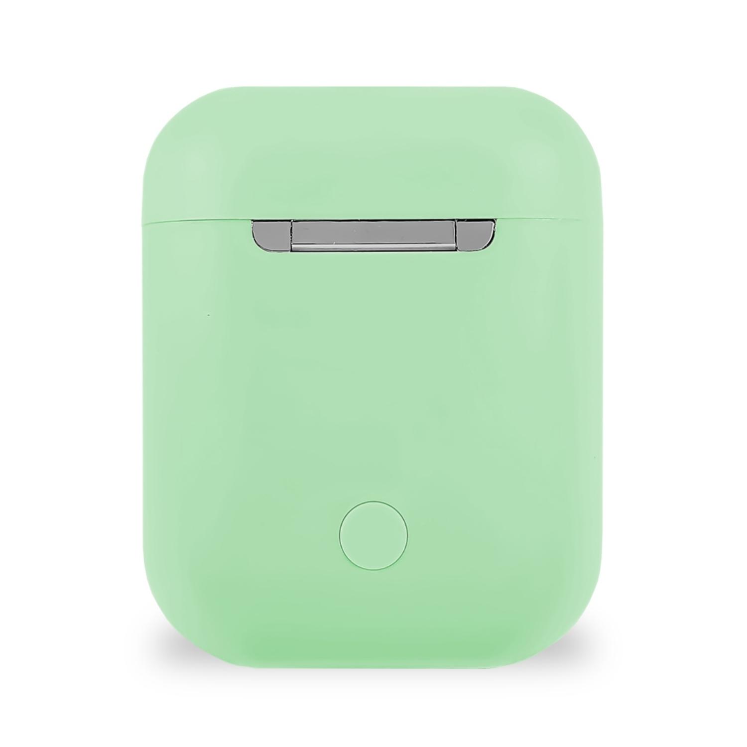 AUDÍFONOS INALÁMBRICOS BLUETOOTH TÁCTIL I12 TWS VERDE - 6