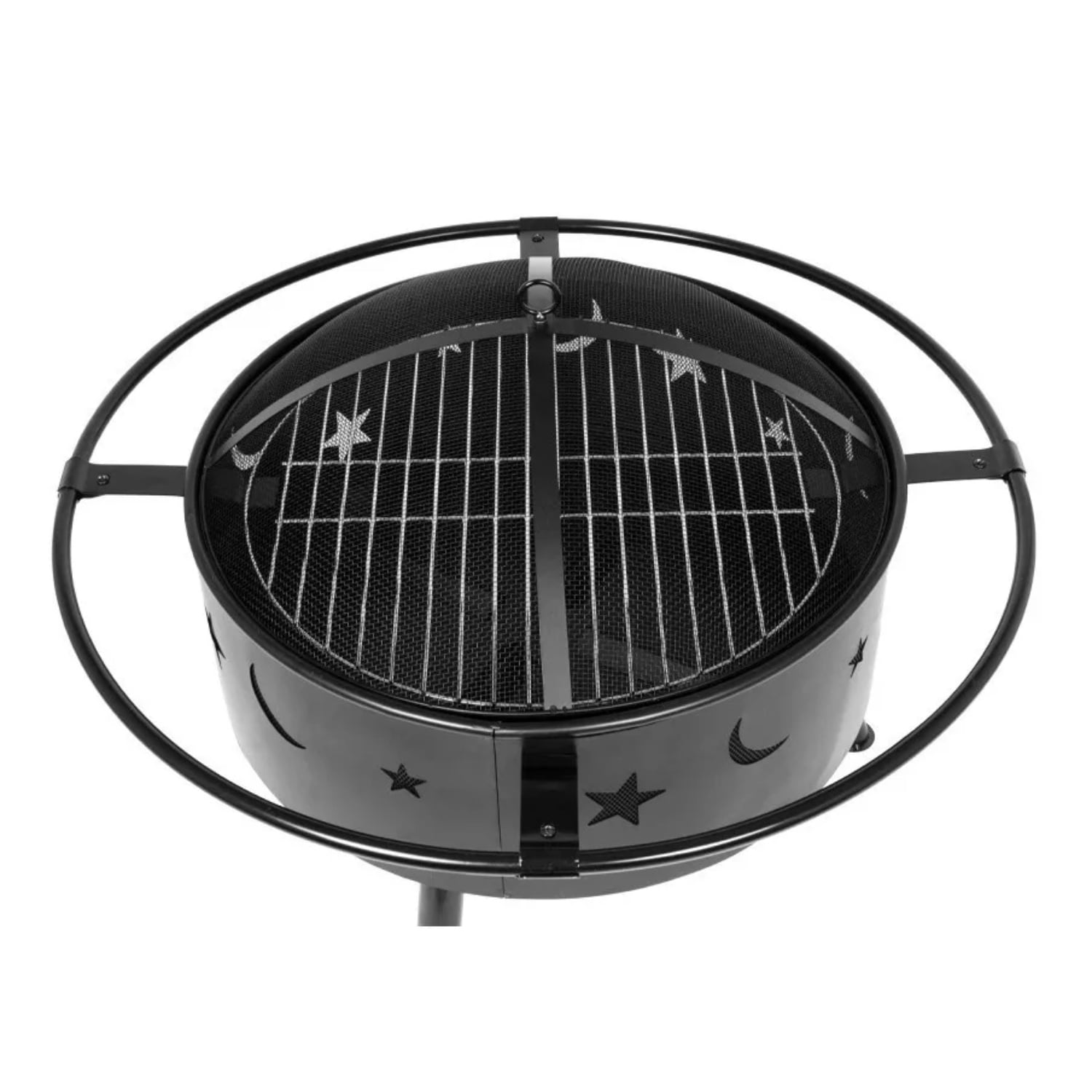 BRASERO METAL LEÑA O CARBÓN TAPA 82X67 CM - 3