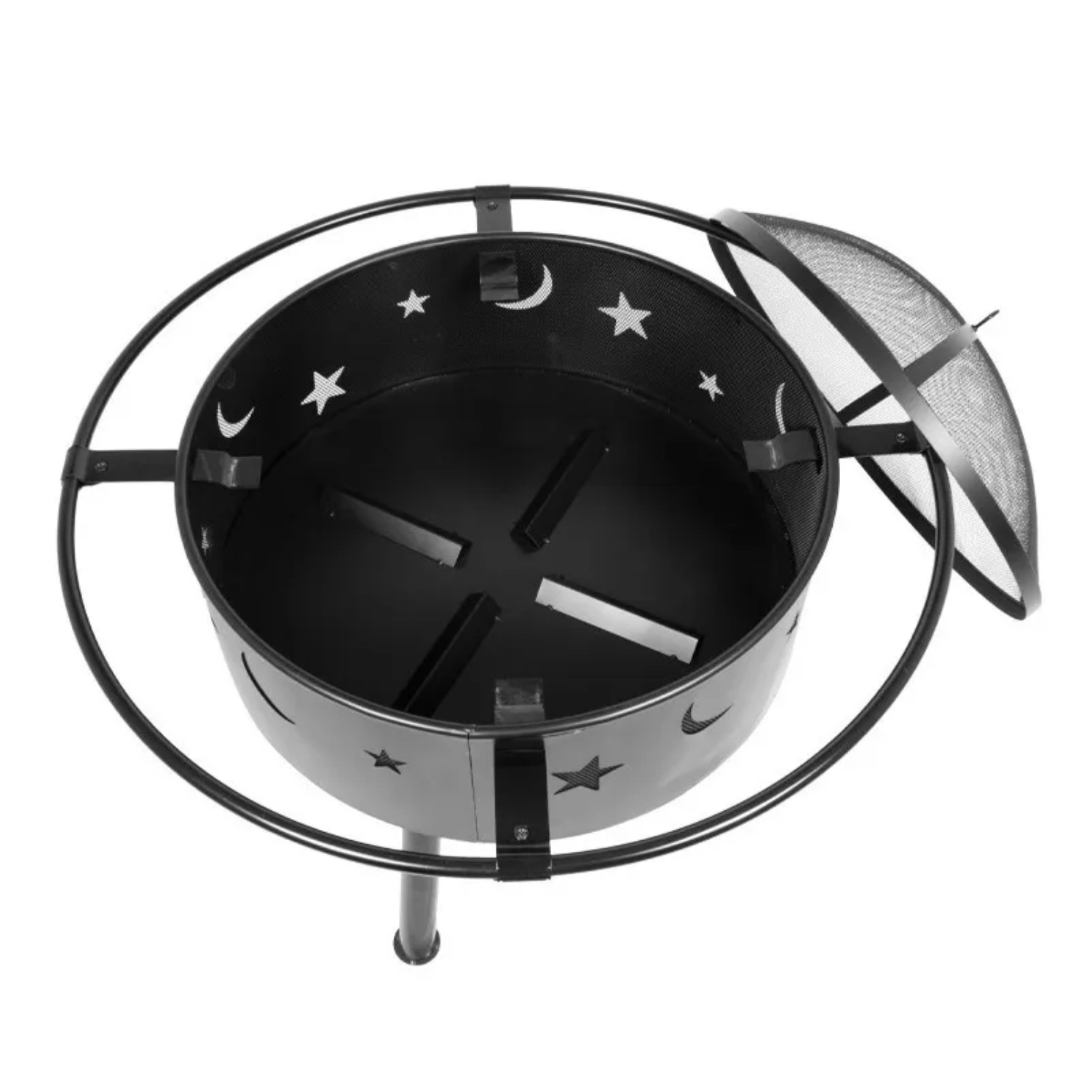 BRASERO METAL LEÑA O CARBÓN TAPA 82X67 CM - 5