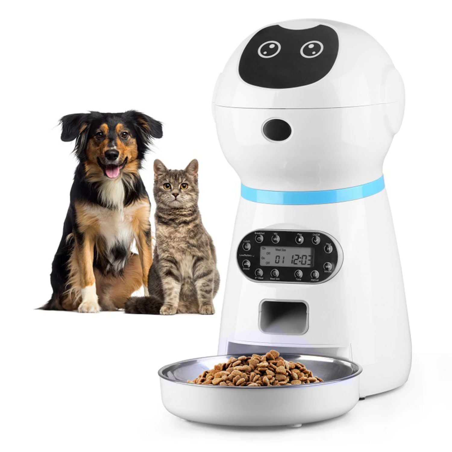 ROBOT DISPENSADOR PERROS GATOS ALIMENTO AUTOMÁTICO IMPORTCLICK - 2