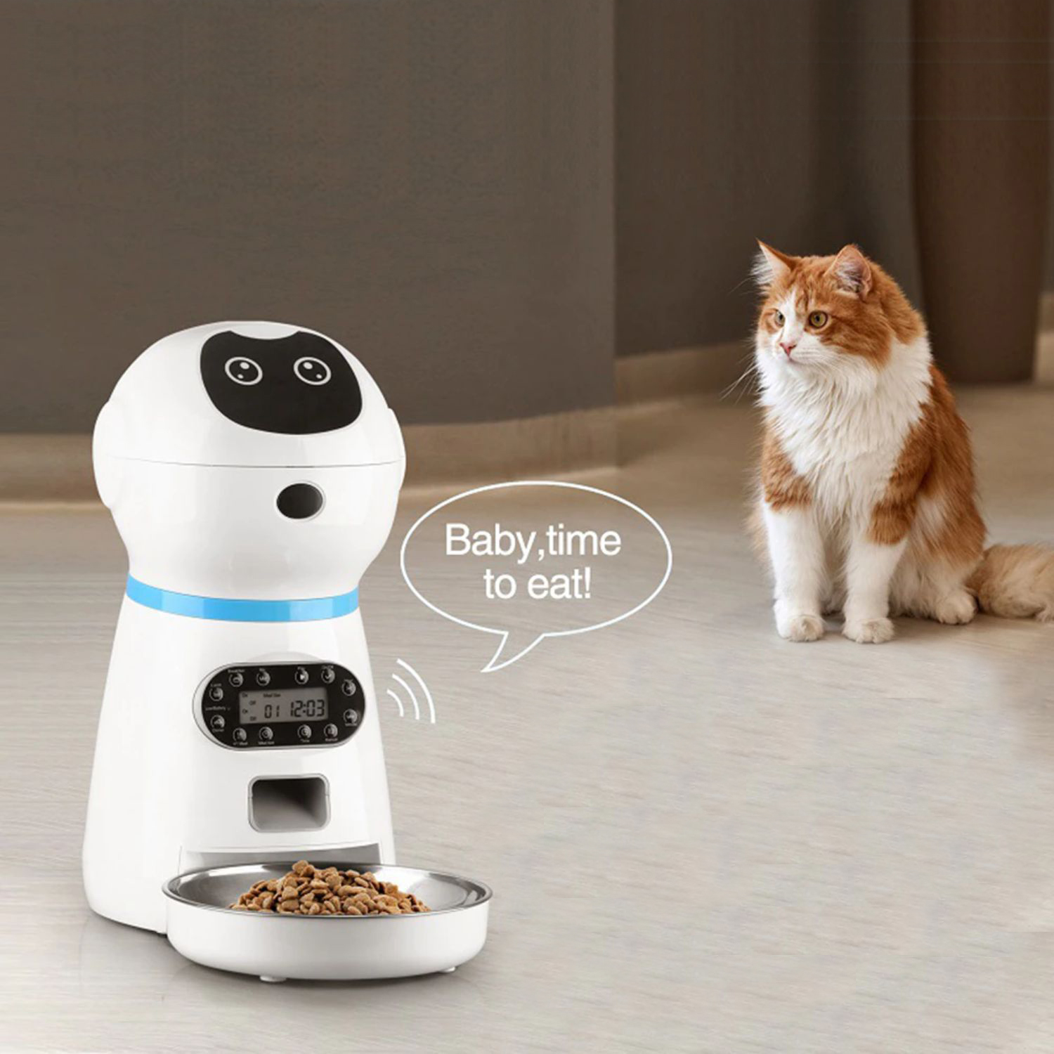 ROBOT DISPENSADOR PERROS GATOS ALIMENTO AUTOMÁTICO IMPORTCLICK - 6