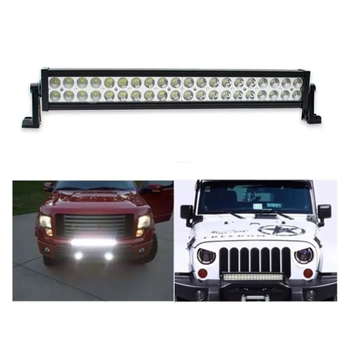 LUZ BARRA LED IMPORTCLICK 120 WATT NEBLINERO 4X4 AUTO SPOT+FLOOD - 5