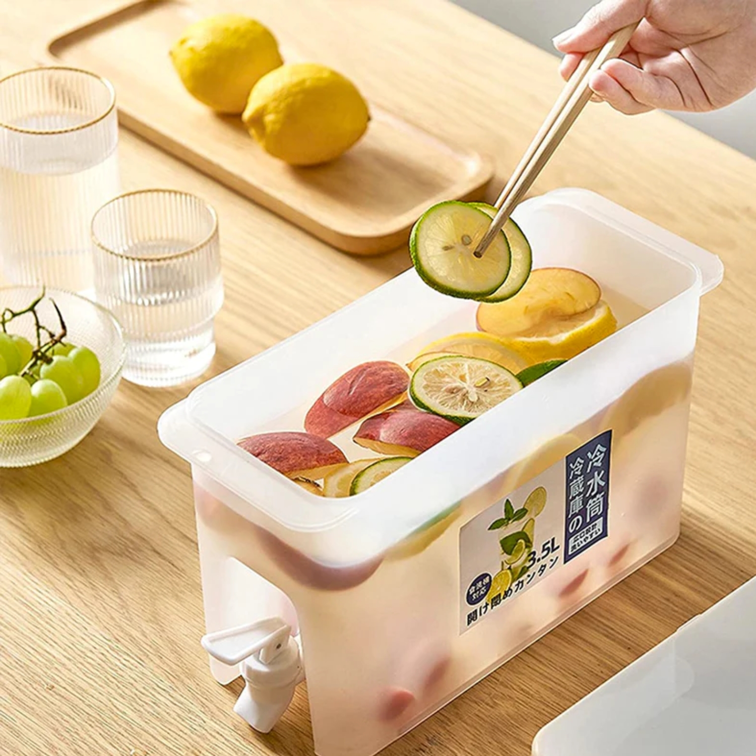 DISPENSADOR LÍQUIDOS FRÍO O CALIENTE 3.5 L PLÁSTICO - 3