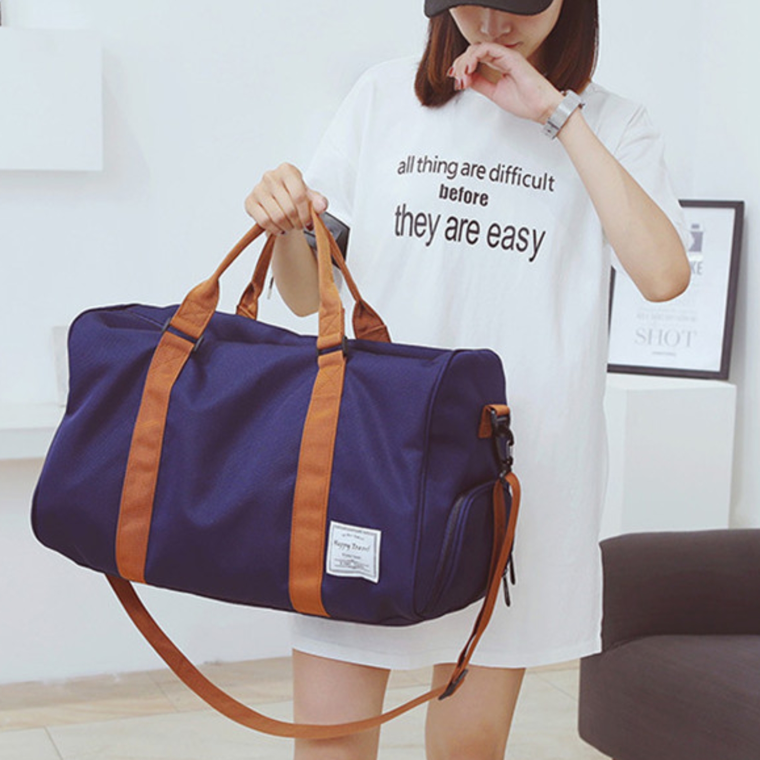 BOLSO VIAJE DEPORTE GIMNASIA 35 LT AZUL - 3