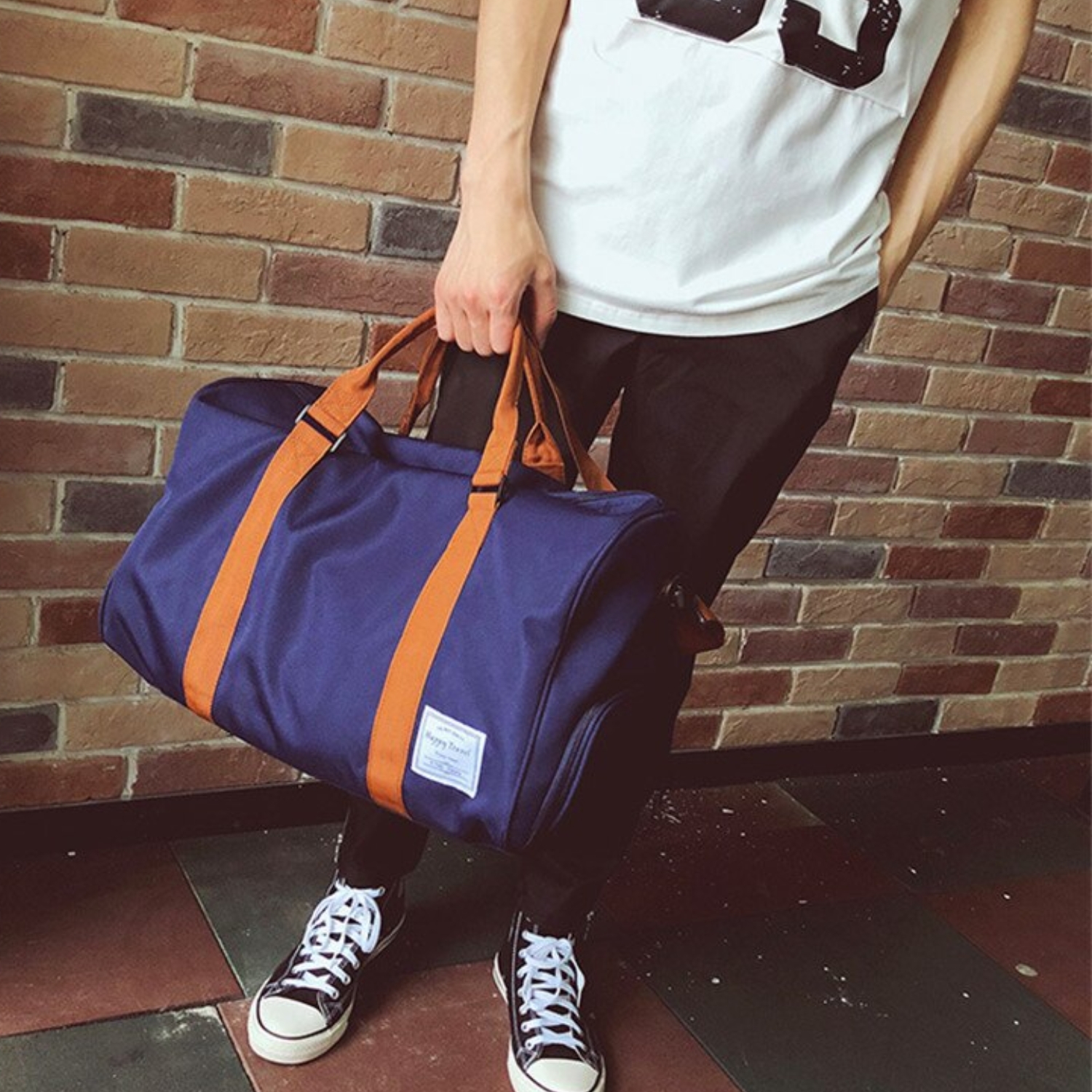 BOLSO VIAJE DEPORTE GIMNASIA 35 LT AZUL - 4