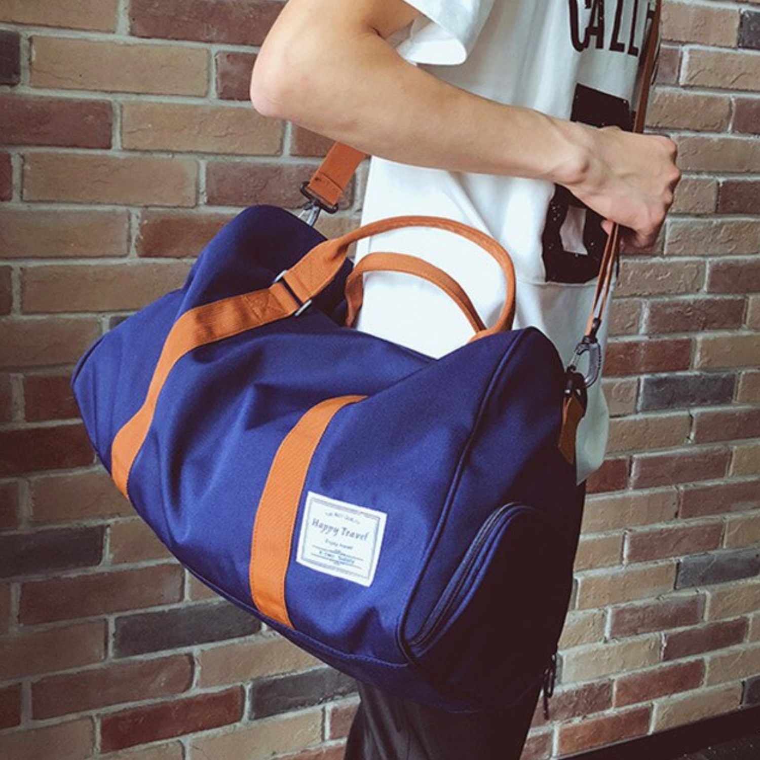 BOLSO VIAJE DEPORTE GIMNASIA 35 LT AZUL - 6