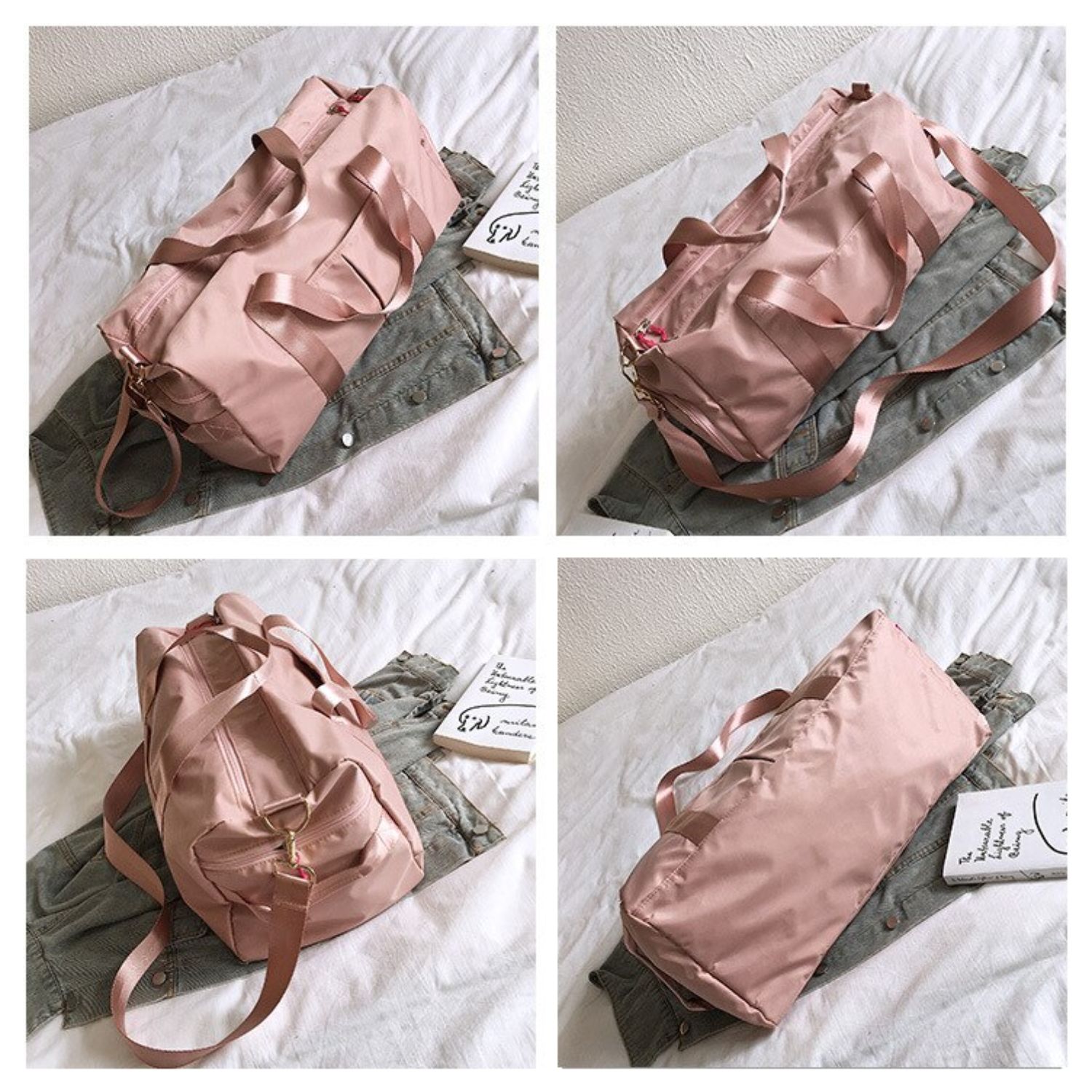 BOLSO DUFFEL VIAJE DEPORTIVO GIMNASIO FITNESS 35 LT ROSADO - 6