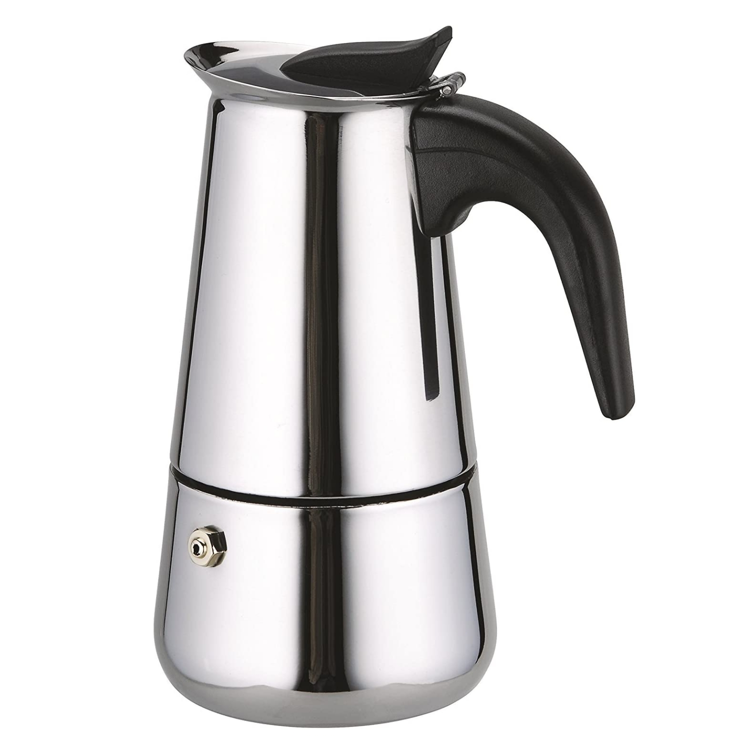 CAFETERA ITALIANA ACERO INOXIDABLE 4 TAZAS 160 ML - 1
