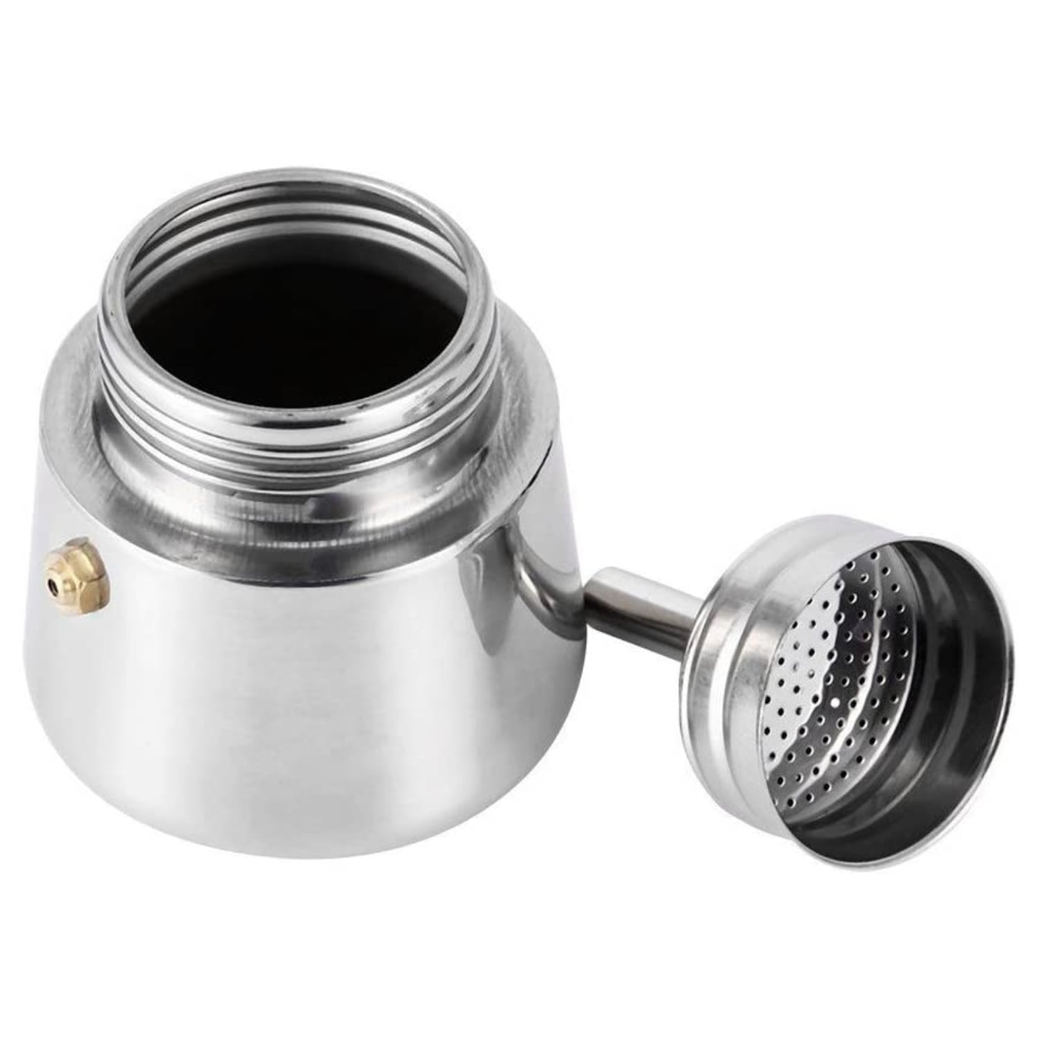 CAFETERA ITALIANA ACERO INOXIDABLE 4 TAZAS 160 ML - 4