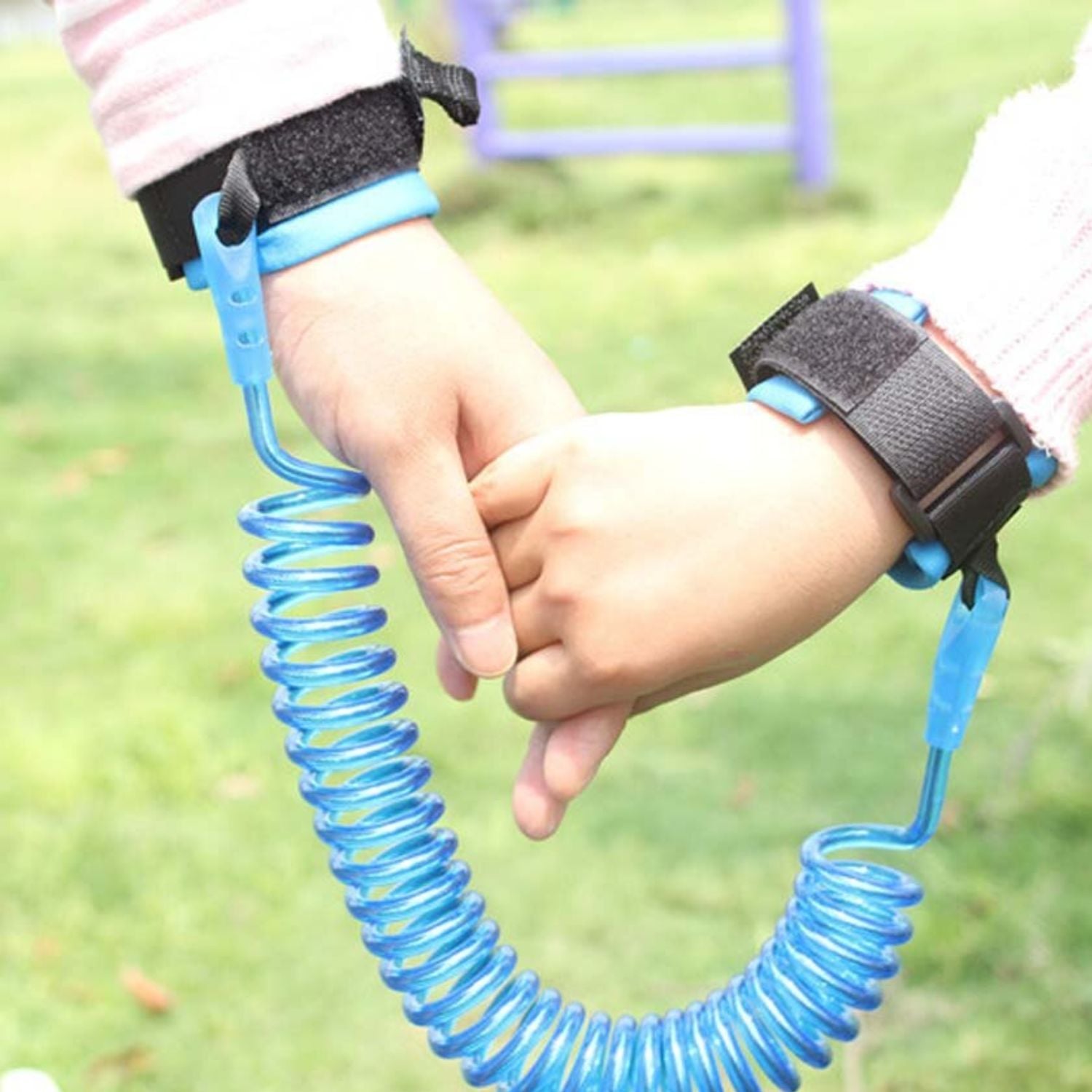 PULSERA SEGURIDAD IMPORTCLICK INF.70 AZUL CORREA ANTI EXTRAVÍO GUÍA NIÑOS - 6