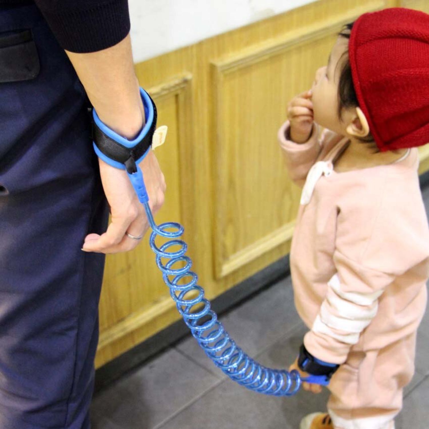 PULSERA SEGURIDAD IMPORTCLICK INF.70 AZUL CORREA ANTI EXTRAVÍO GUÍA NIÑOS - 7