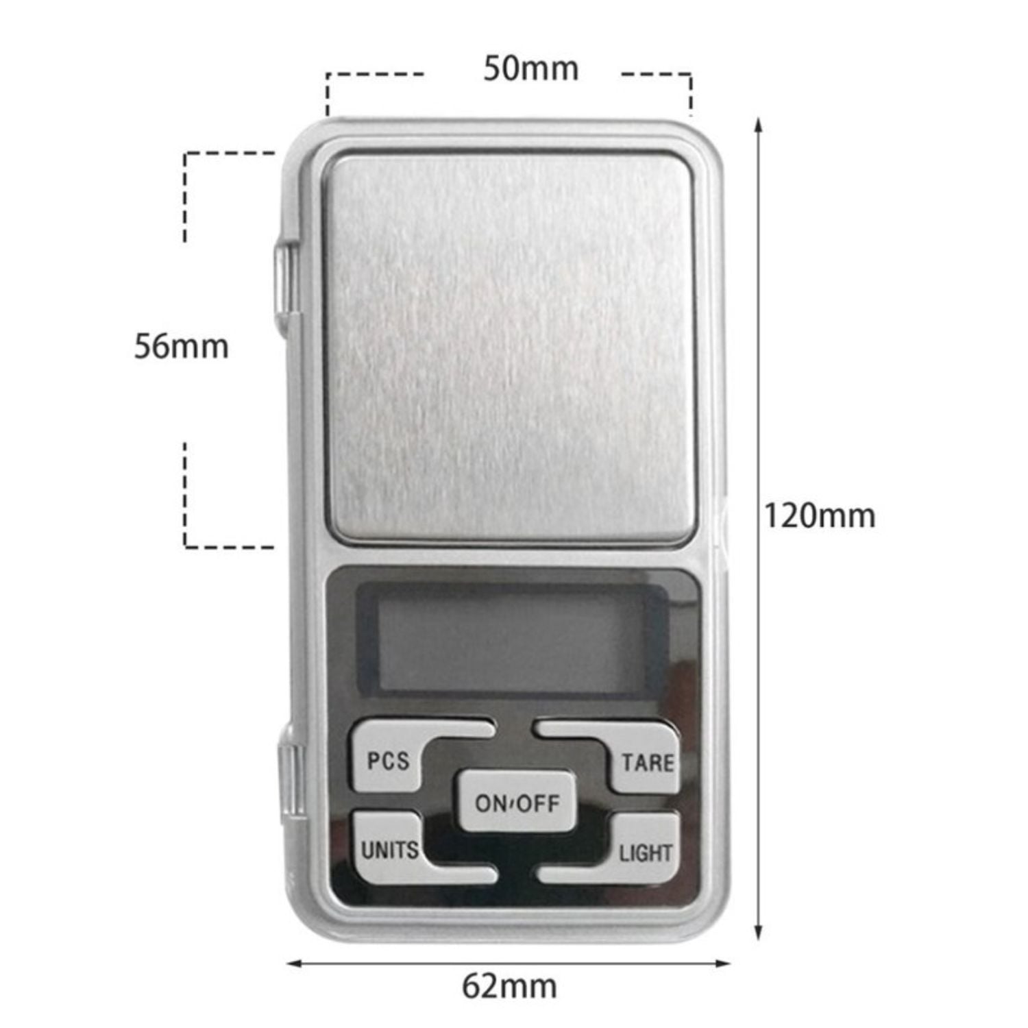 PESA IMPORTCLICK GRAMERA PRECISIÓN BOLCILLO MINI BALANZA DIGITAL COCINA JOYAS PLÁSTICO - 2