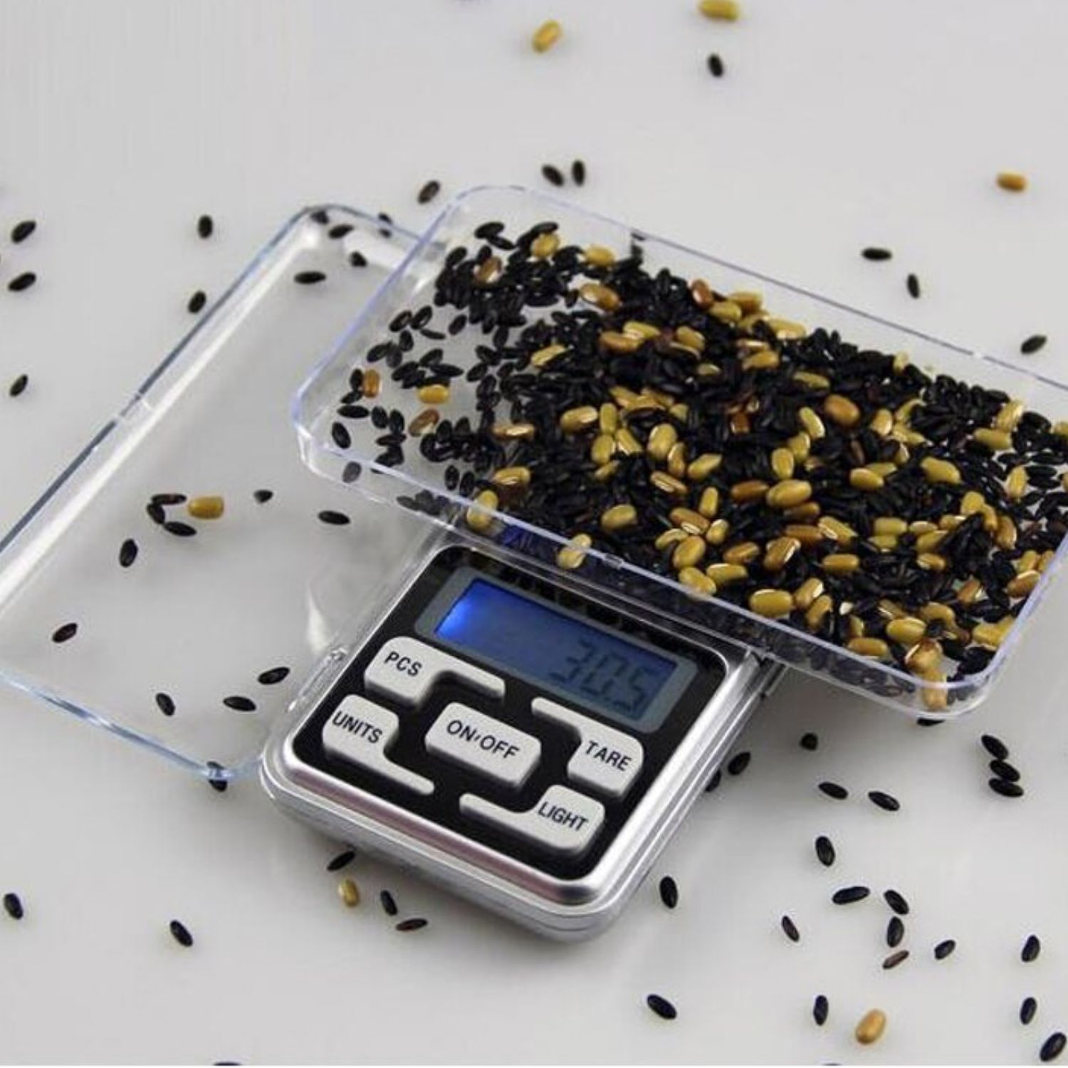 PESA IMPORTCLICK GRAMERA PRECISIÓN BOLCILLO MINI BALANZA DIGITAL COCINA JOYAS PLÁSTICO - 5