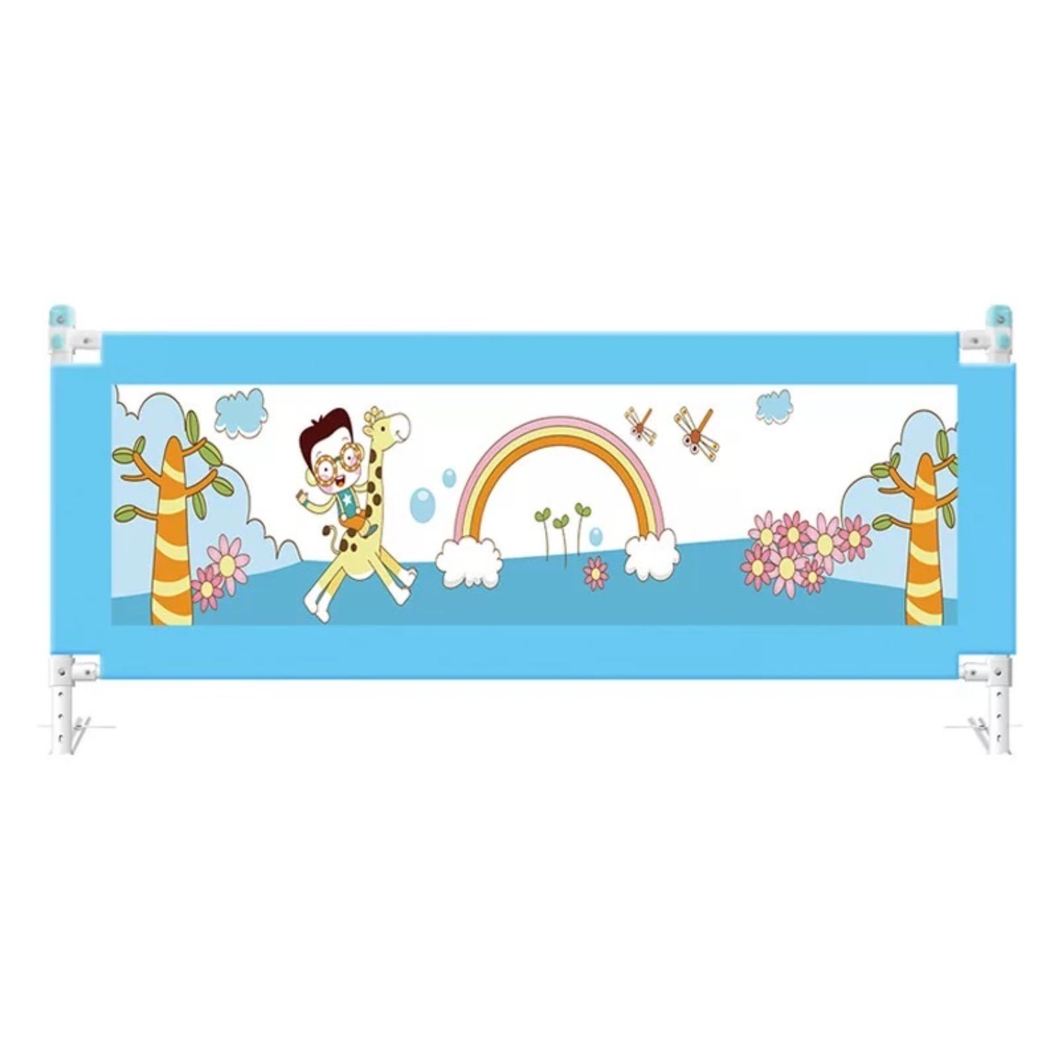 BARANDA IMPORTCLICK CAMA SEGURIDAD BEBÉ PLEGABLE 180 X 82 CM METAL - 1
