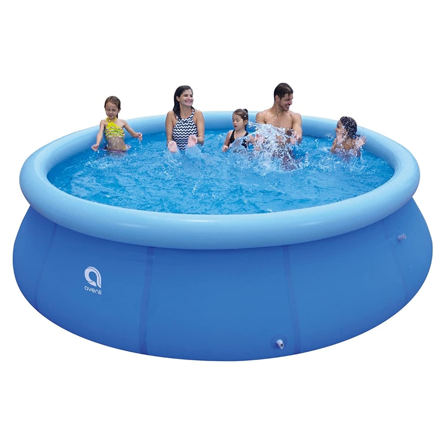 PISCINA INFLABLE IMPORTCLICK AIR.49 FAMILIAR REDONDA AZUL 360X76 CM - 2