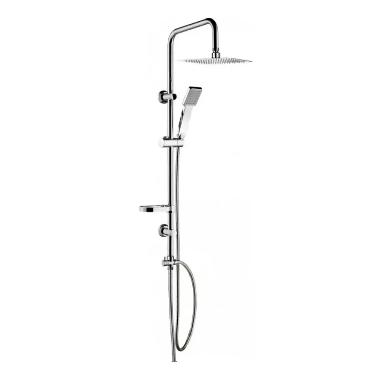DUCHA COLUMNA IMPORTCLICK HOG.359 CON LLAVE DE PASO CUADRADA ACERO - 1