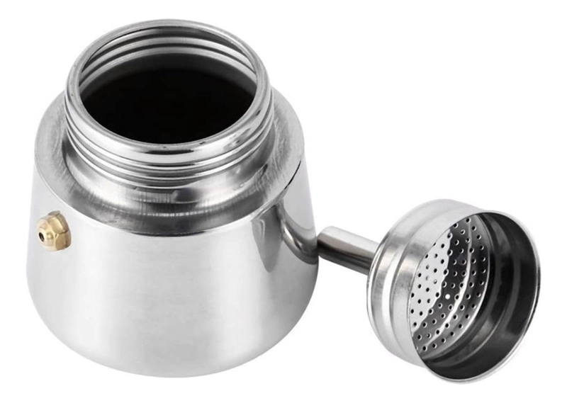 CAFETERA ITALIANA ACERO INOXIDABLE 9 TAZAS 450 ML - 4