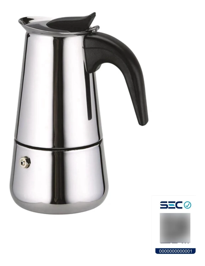 CAFETERA ITALIANA ACERO INOXIDABLE 9 TAZAS 450 ML - 7