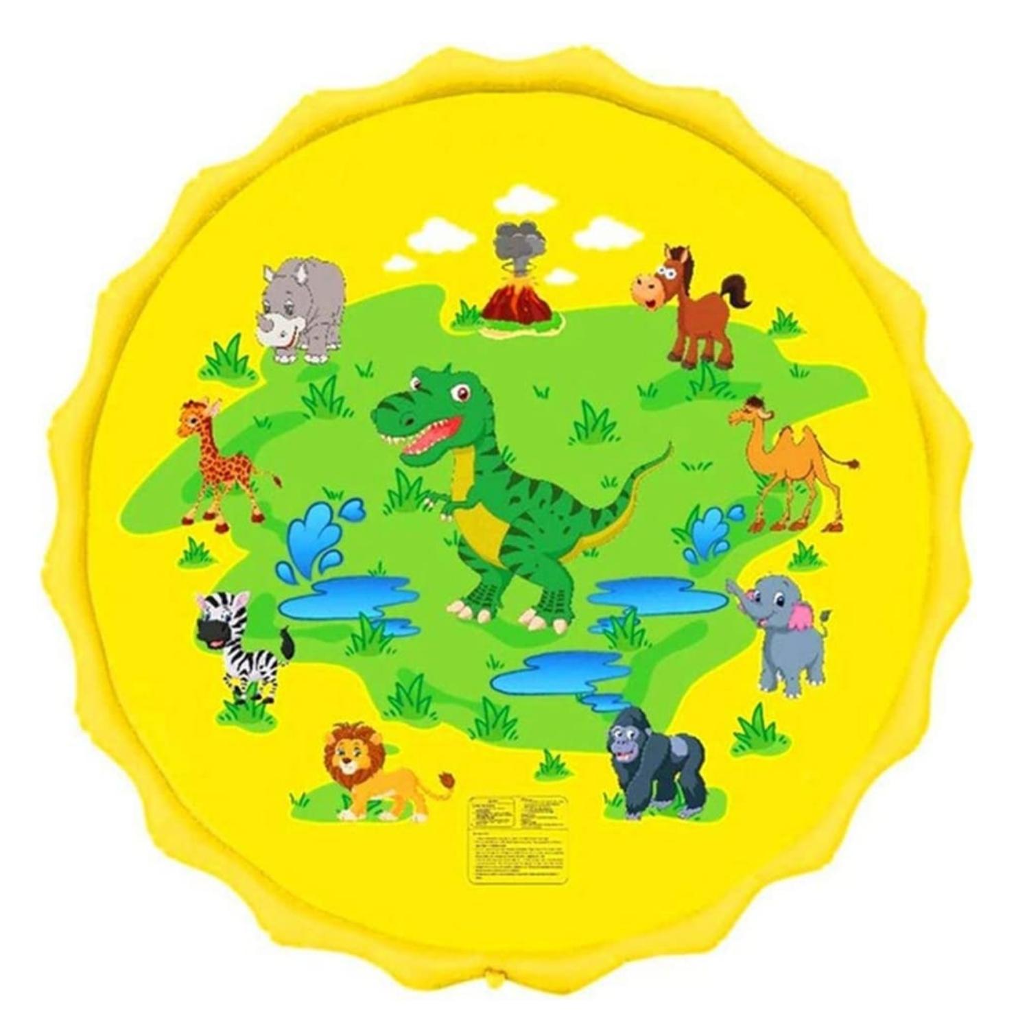 PISCINA IMPORTCLICK INF.53 ALFOMBRA INFANTIL REGADERA AGUA 150 CM AMARILLO - 1