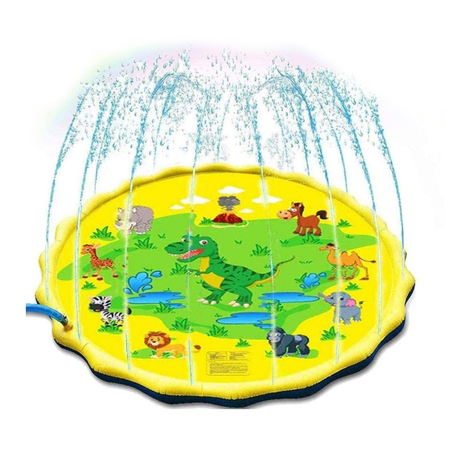 PISCINA IMPORTCLICK INF.53 ALFOMBRA INFANTIL REGADERA AGUA 150 CM AMARILLO - 2