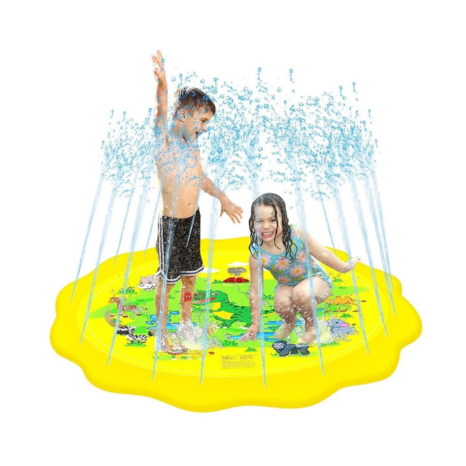 PISCINA IMPORTCLICK INF.53 ALFOMBRA INFANTIL REGADERA AGUA 150 CM AMARILLO - 7