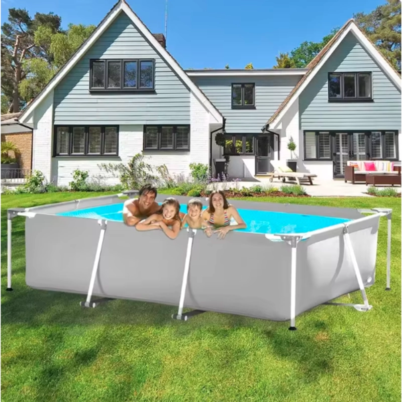 PISCINA IMPORTCLICK RECTANGULAR ESTRUCTURAL 300X207X65 CM GRIS - 5