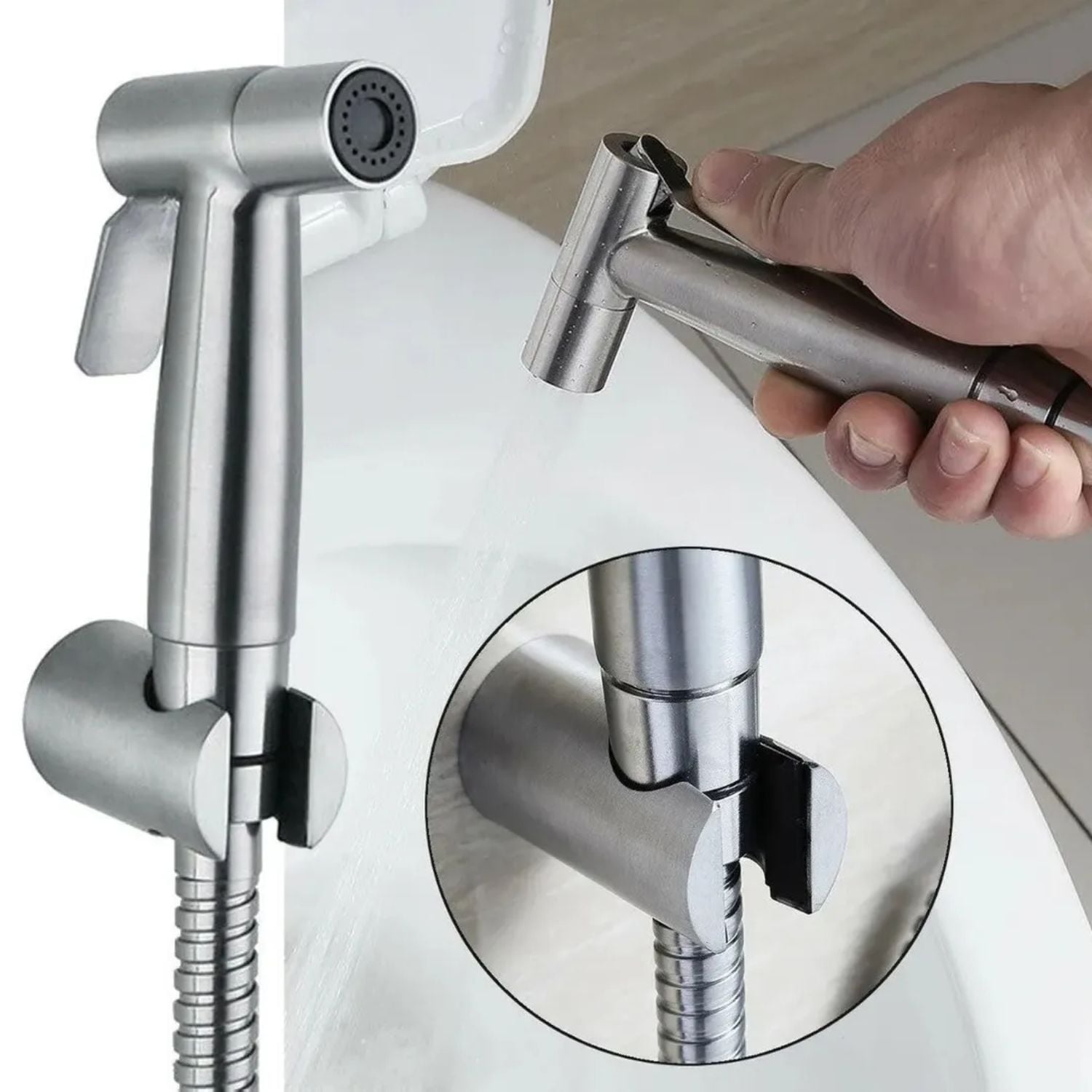 DUCHA BIDET IMPORTCLICK HOG.356 WC ÁRABE ACERO INO X IDABLE - 3