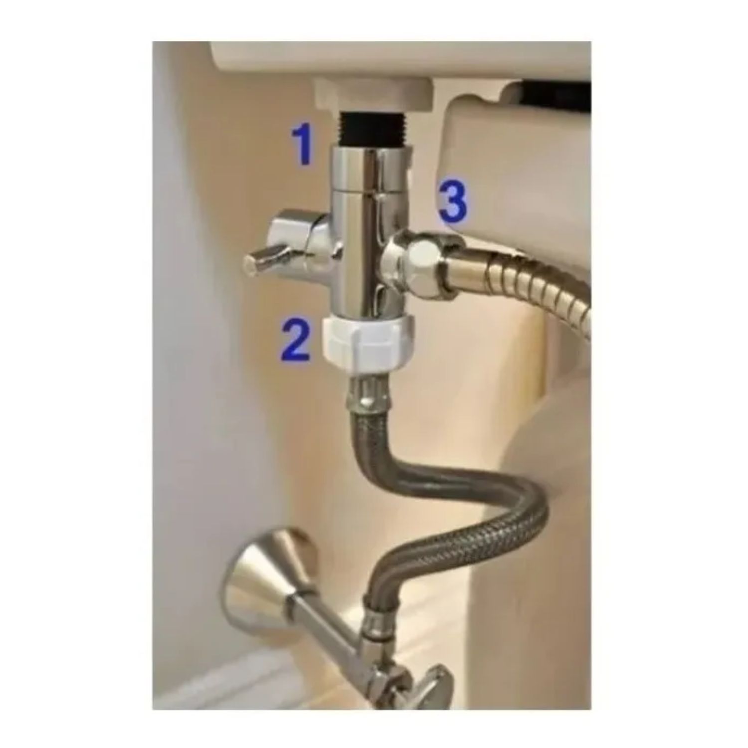 DUCHA BIDET IMPORTCLICK HOG.356 WC ÁRABE ACERO INO X IDABLE - 8