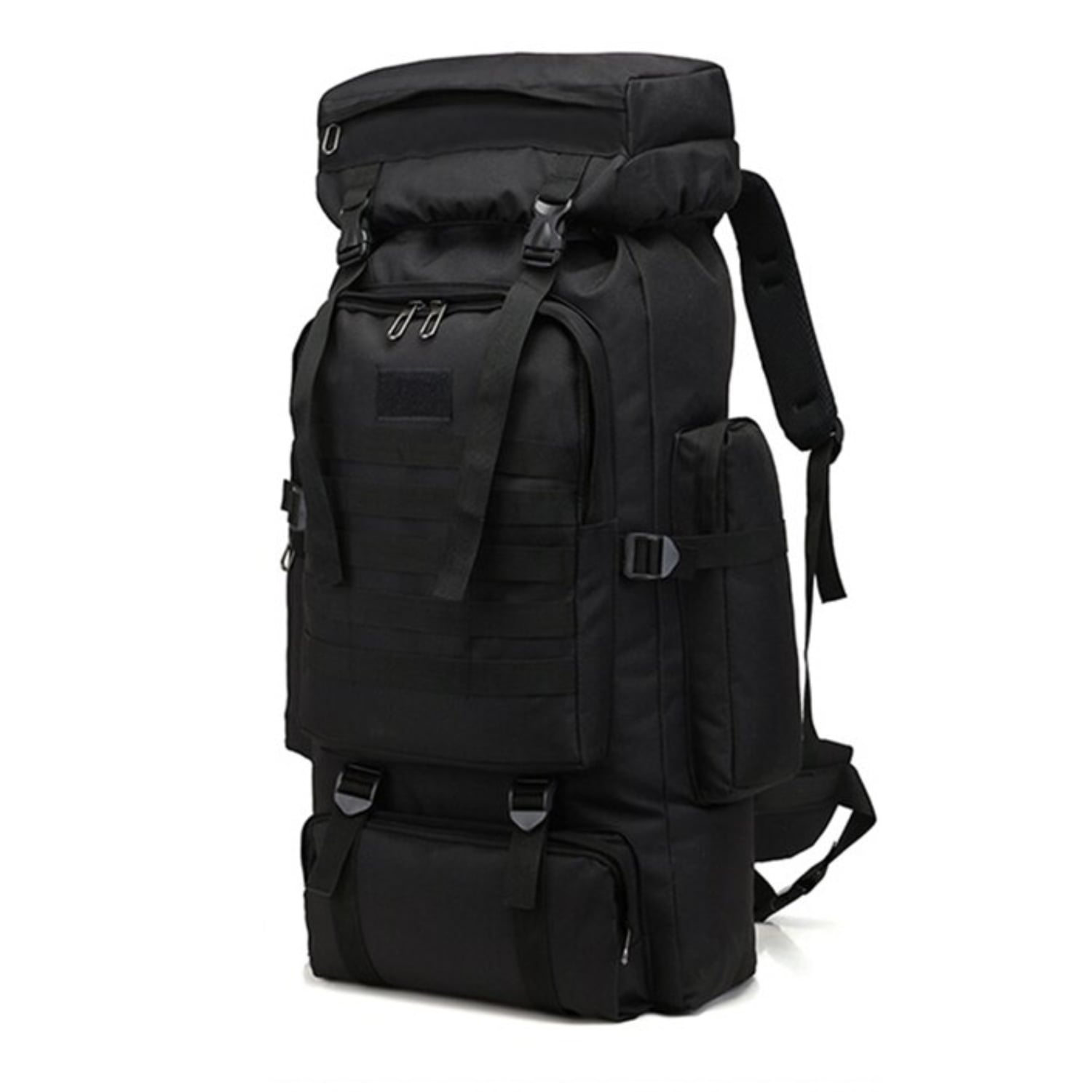 MOCHILA TÁCTICA IMPORTCLICK HOG.369 TELA NEGRO CAMPING TREKKING SENDERISMO 80 L - 1