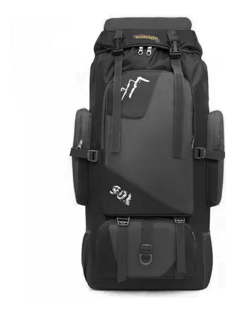 MOCHILA IMPORTCLICK HOG.375 NEGRO CAMPING OUTDOOR 90 LT - 1